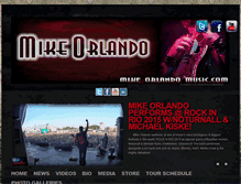 Tablet Screenshot of mikeorlandomusic.com